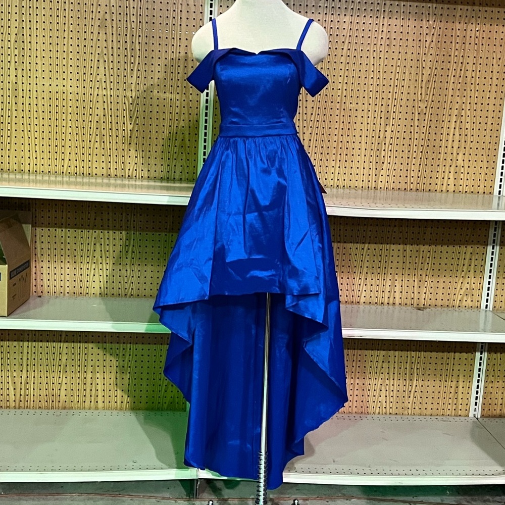 Royal Blue High Low Dress